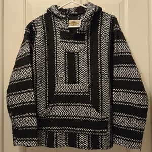 Earth Ragz Mexican Hoodie Baja Joe Size Small